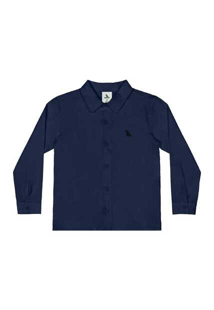 Camisa Menino em Tricoline Quimby
