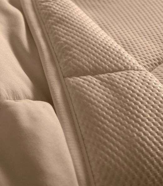 Edredom Verano Queen Toque Acetinado Altenburg Marrom