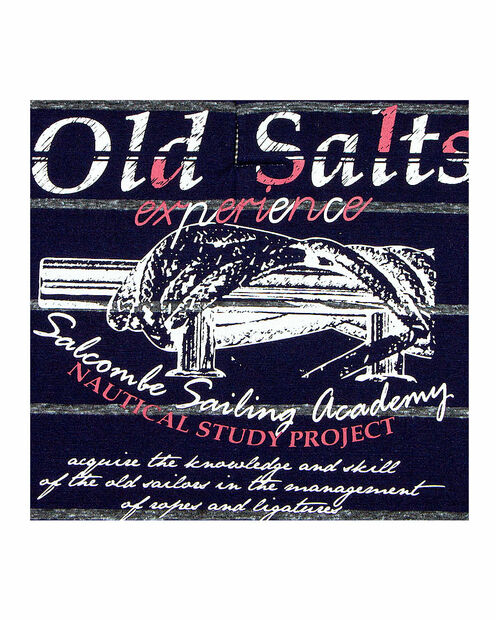 Camiseta Malha Índigo Platinum Old Salts Experience - Marinho
