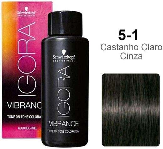 Image_Schwarzkopf Igora Vibrance 5-1 Castanho Claro Natural Cinza 60ml