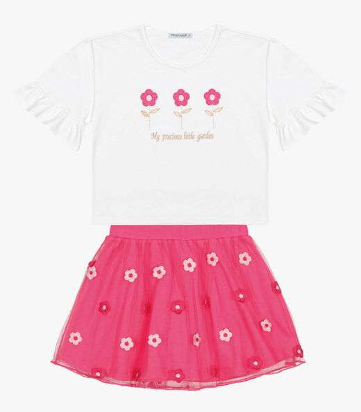 Conjunto Infantil Feminino Trick Nick Rosa