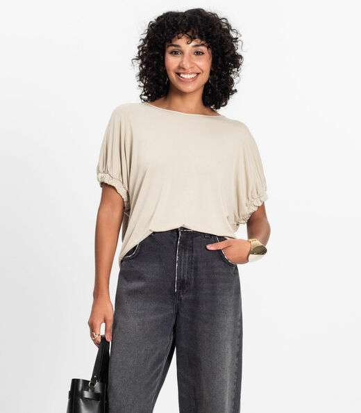 Image_Blusa Feminina Viscose Infinita Cor Bege