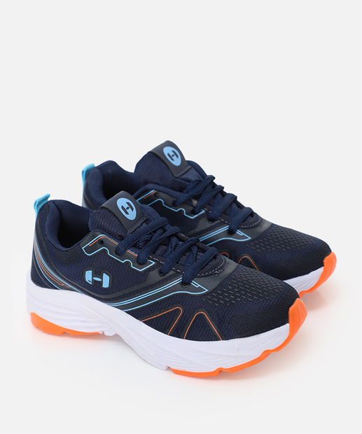 Tênis Infantil Casual Textura Host Azul