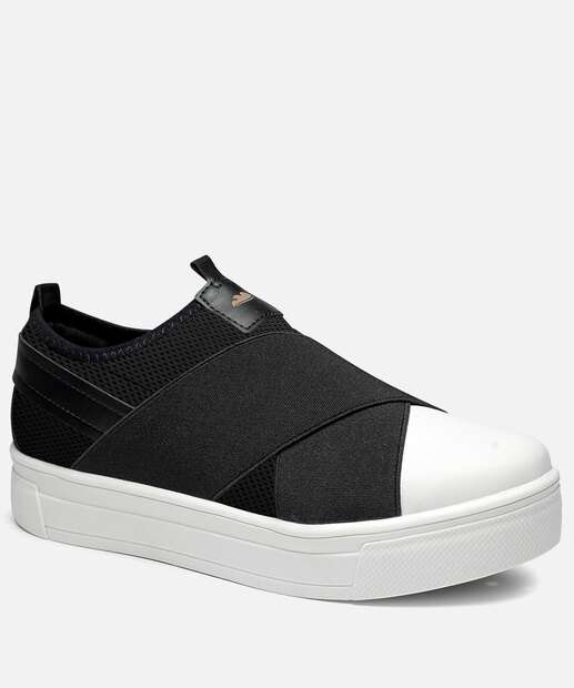 Tênis Casual Feminino Knit Elástico Dakota 