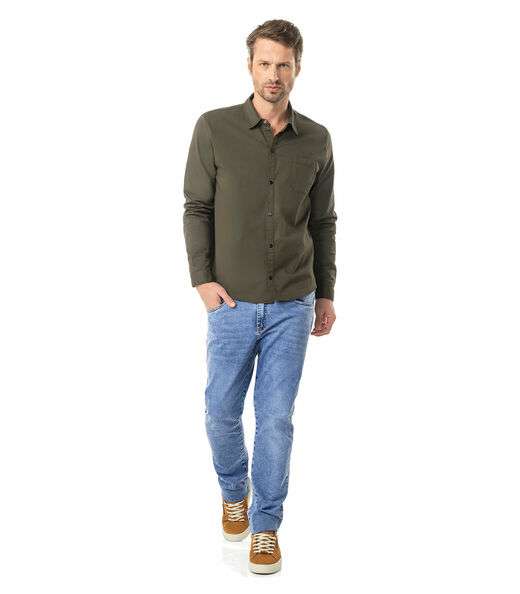 Camisa Manga Longa Sarja Diametro Verde