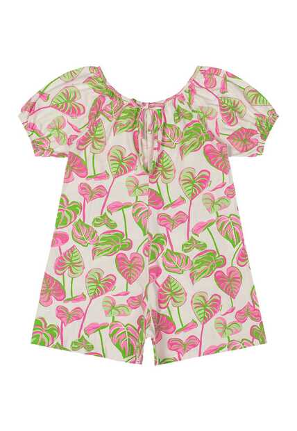 Macaquinho Estampado para Menina Quimby
