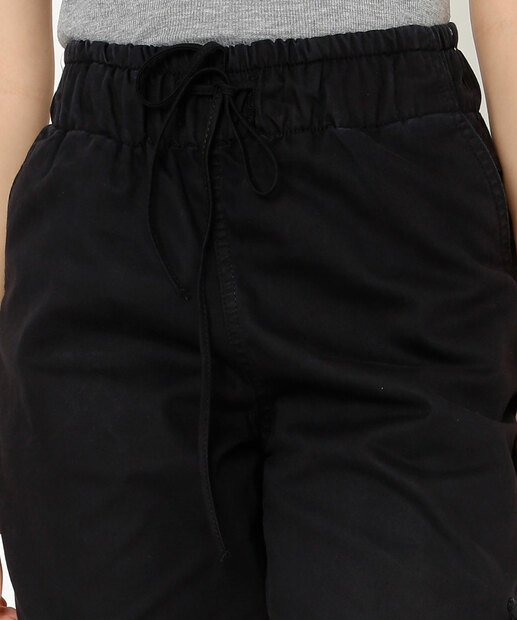 Calça Jogger Parachute Feminina Sarja Cargo Sawary