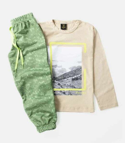 Conjunto Infantil Menino Meia Estação Torrox Bege