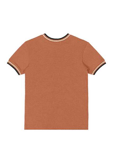 Camiseta Menino em Malha Colmeia Quimby