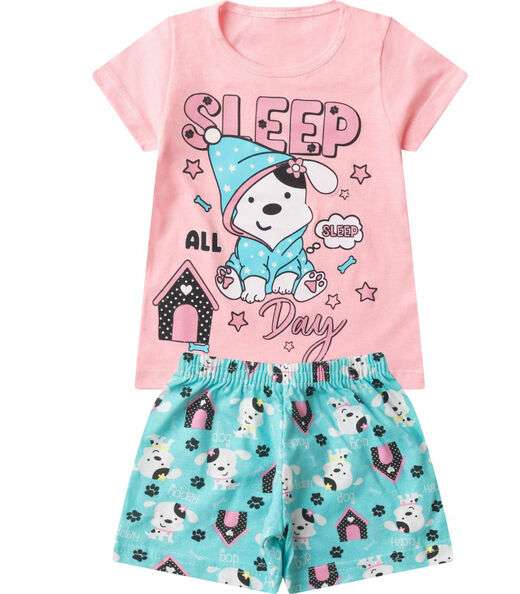 Image_Pijama Infantil Menina Brilha no Escuro Select Rosa