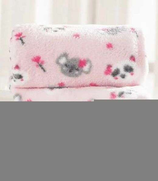 Manta Infantil Microfibra Bene Casa Rosa