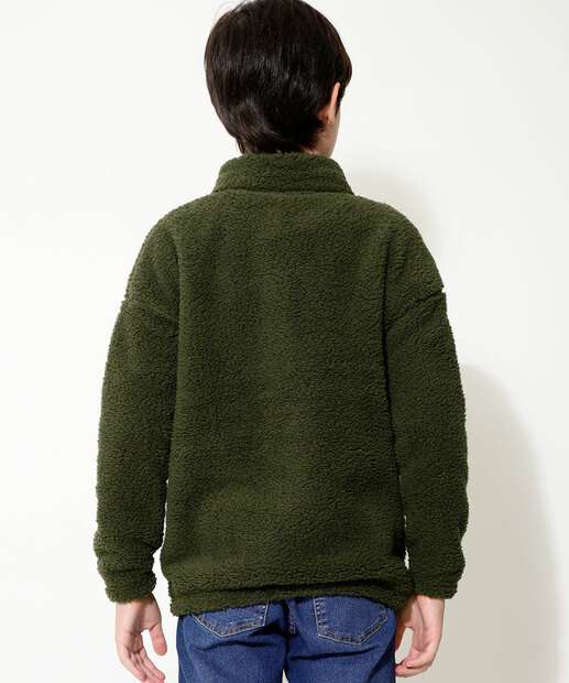 Casaco Infantil Sherpa Bolsos MR