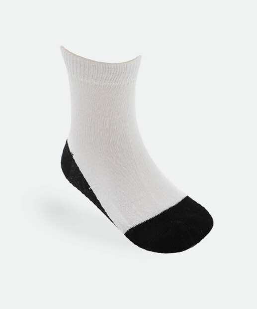 Kit 5 Meias Infantil Soquete Marisa Branco