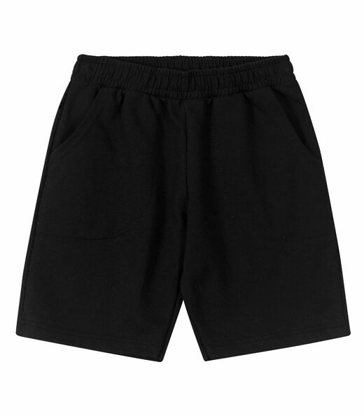 Bermuda Básica Infantil Masculina Rovitex Kids Preto