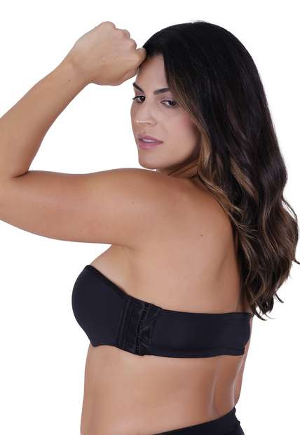 Sutiã Bustier Silicone Concept Lingerie Preto