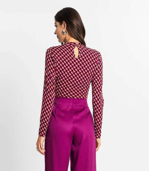 Blusa Feminina Manga Longa Em Viscose Endless Laranja