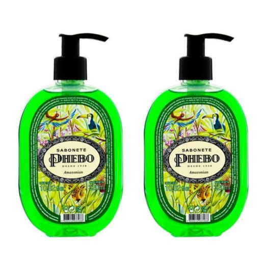 Image_Kit c/2 Sabonetes Liquido Phebo Odor De Rosas 320ml Amazonian