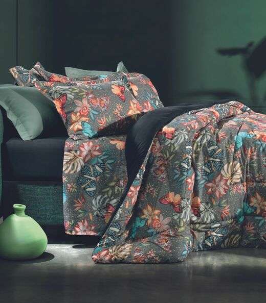 Edredom Queen Toque Acetinado Altenburg Preto