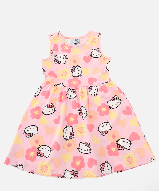Image_Vestido Infantil Hello Kitty Tam 1 a 3 Rosa