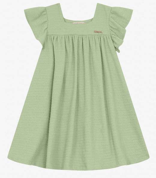 Vestido Infnatil em Anarruga Trick Nick Verde