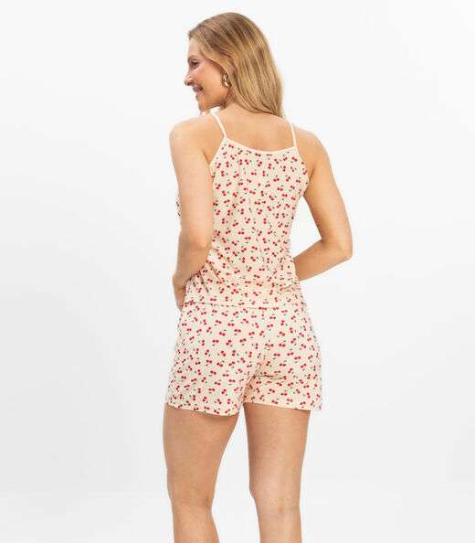 Short Doll Curto Feminino De Liganete Bella Ana Bege