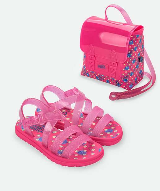 Sandália Infantil Divertidamente Glitter Disney
