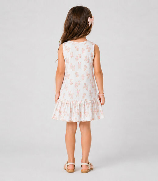 Vestido Infantil Feminino Select Bege