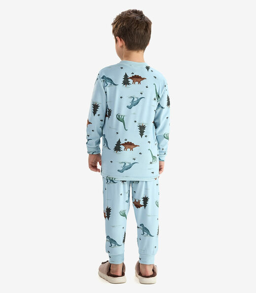 Pijama em Pelo Fleece Rovi Kids Azul