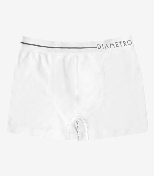 Kit 3 Cuecas Boxer Lisa De Poliamida Diametro Unica