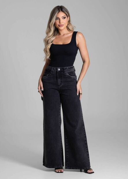 Calça Jeans Sawary Wide Leg - 282178