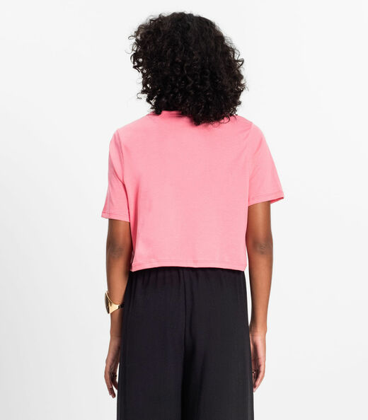 Blusa Cropped Lisa Select Rosa