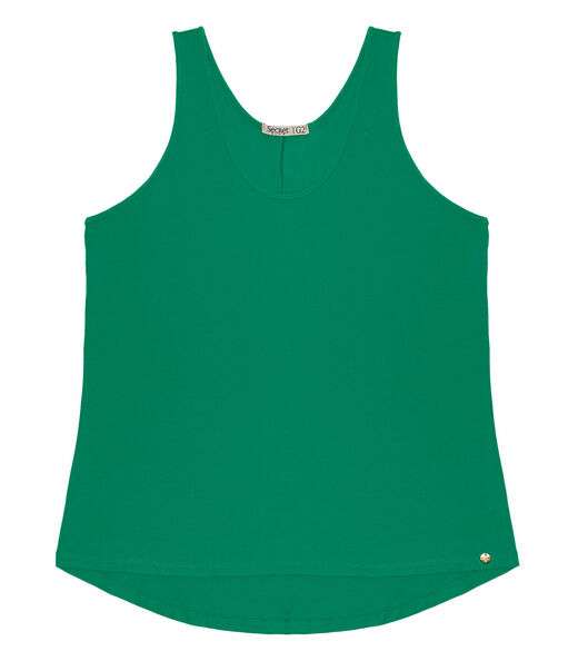 Regata Feminina Plus Size Secret Glam Verde