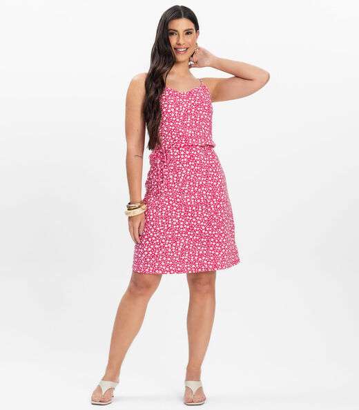 Vestido Feminino Infinita Cor Rosa
