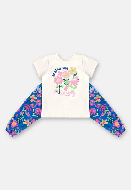 Pijama Blusa com Asas e Short Up Baby