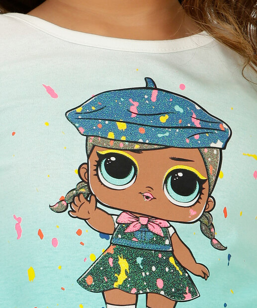 Camiseta Infantil Manga Longa Estampada Lol Tam 4 a 10