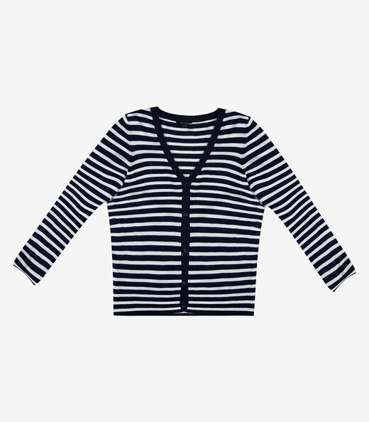 Cardigan Feminino Em Tricot Infinita Cor Azul