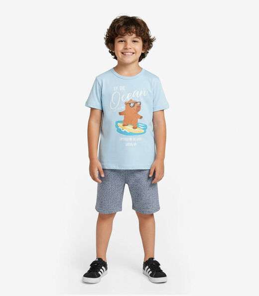 Image_Conjunto Infantil Curto Verão Menino Select Azul