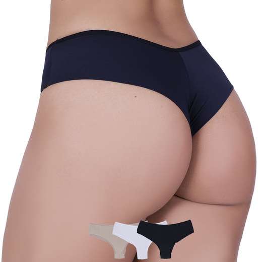 Image_Kit 3 Calcinhas Rainha Microfibra Fio Duplo Concept Lingerie