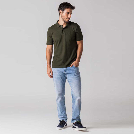 Camisa Polo Masculina Rock e Soda