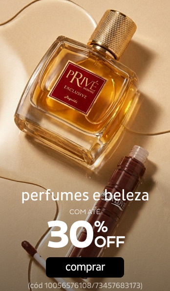 Perfumes e Beleza por até 30% OFF