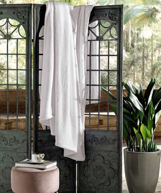 Cobertor Casal Plush Tweed Hedrons 1 Peça  