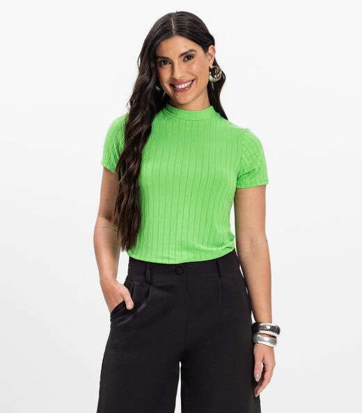 Image_Blusa Feminina em Malha Delicate Infinita Cor Verde