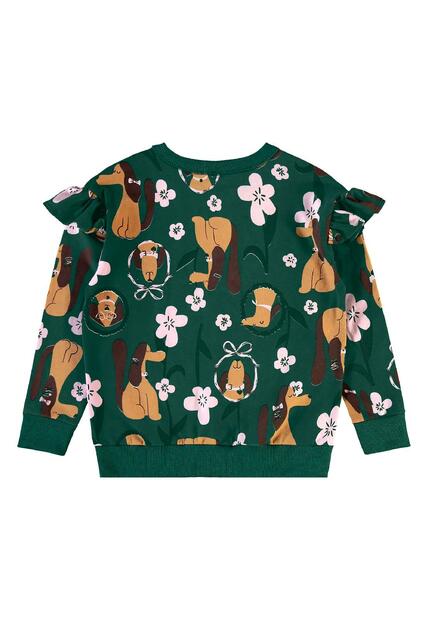 Conjunto Flores e Focinhos Menina Bee Loop