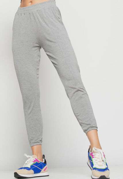 Conjunto  Comfy Com Blusa Gola Alta e Jogger Malha Mescla Salvatore Fashion