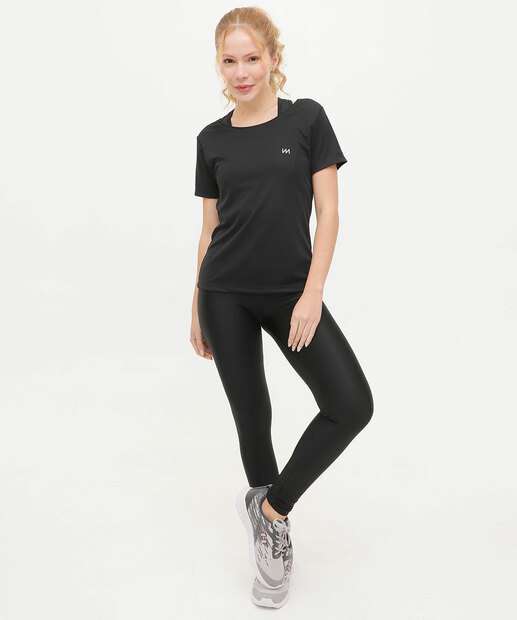 Blusa Feminina Fitness Básica Marisa