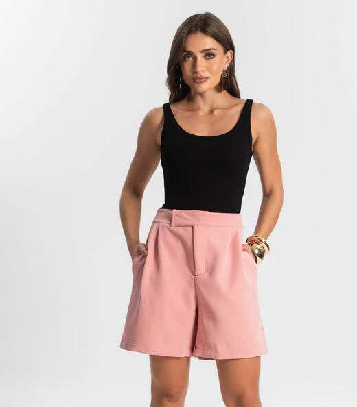Image_Bermuda Feminina Alfaiataria Endless Rosa