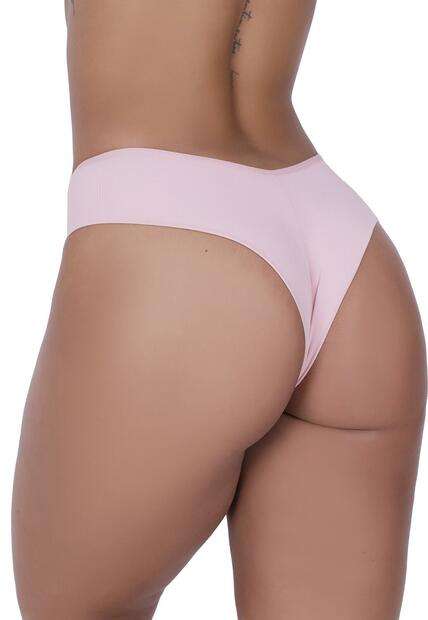 Calcinha Casual Canelada Concept Lingerie Rosa