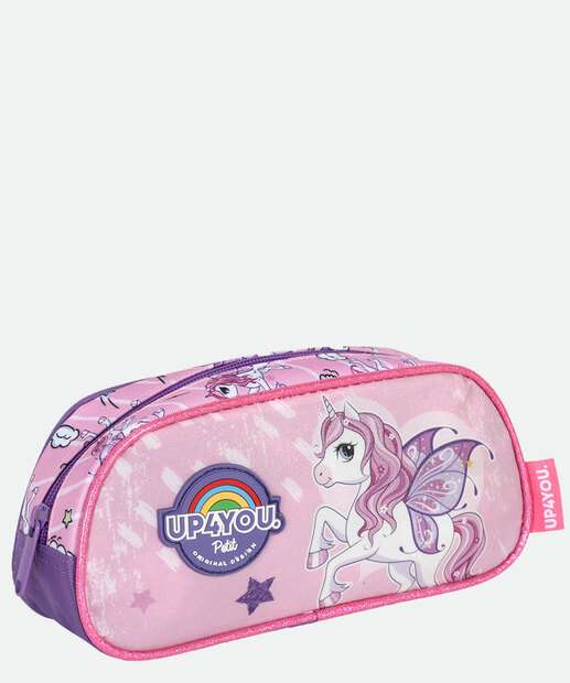 Estojo Escolar Infantil Unicórnio Up4you
