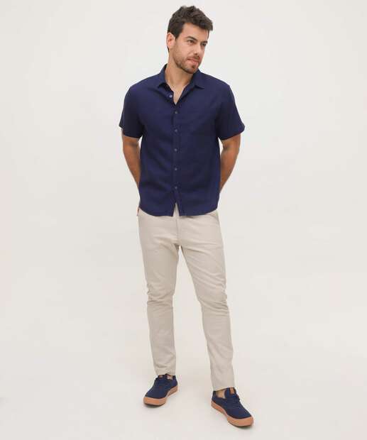 Camisa Masculina Manga Curta MR