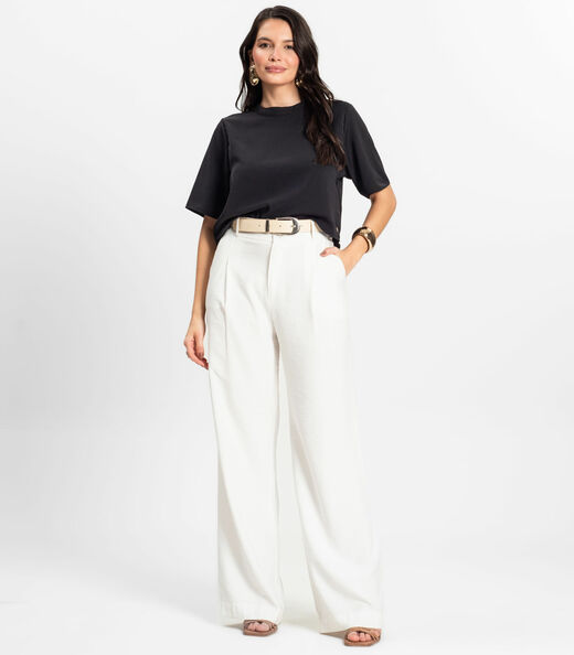 Blusa Feminina em Twill Cey Rovitex Preto